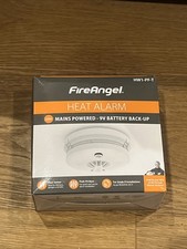 Image of FireAngel HW1-PF-T Heat Alarm Mains Powered with 9V Battery Back-up included