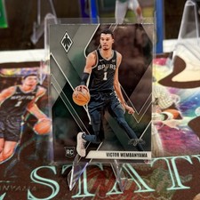 2-23-24 PHOENIX ROOKIE OF VICTOR WEMBANYAMA - SAN ANTONIO SPURS CARD # 256