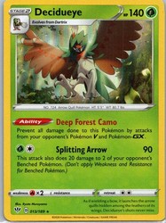 Decidueye 013/189 Darkness Ablaze Holo Rare