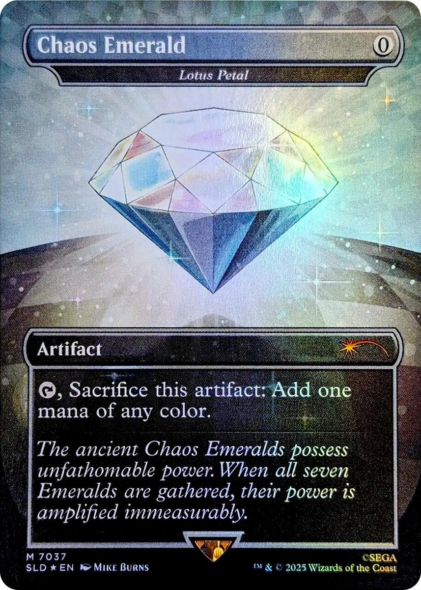 マジック：ザ・ギャザリング MTG Chaos Emerald / Lotus Petal Foil Foil - Chaos Emerald - Lotus Petal (7037) - 7037 / NM