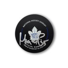 Petr Mrazek Autographed Toronto Maple Leafs Official Hockey Puck