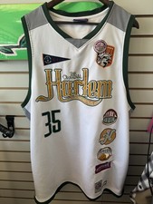 Harlem Globetrotters Curly 35 Jersey XXXL Platinum FUBU Limited Edition
