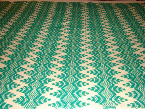 Vintage Hand Crafted Swedish Woven Afghan Throw Blanket took months to make - Picture 2 of 4