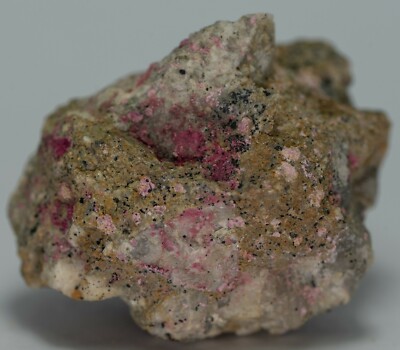 Erythrin erdig Micromount Stamm Asser Schwarzenberg Erzgebirge Mineral 9