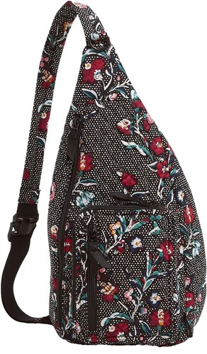 NEW Vera Bradley HELLO KITTY BOWS Large Sling Backpack Bag  display picture 3