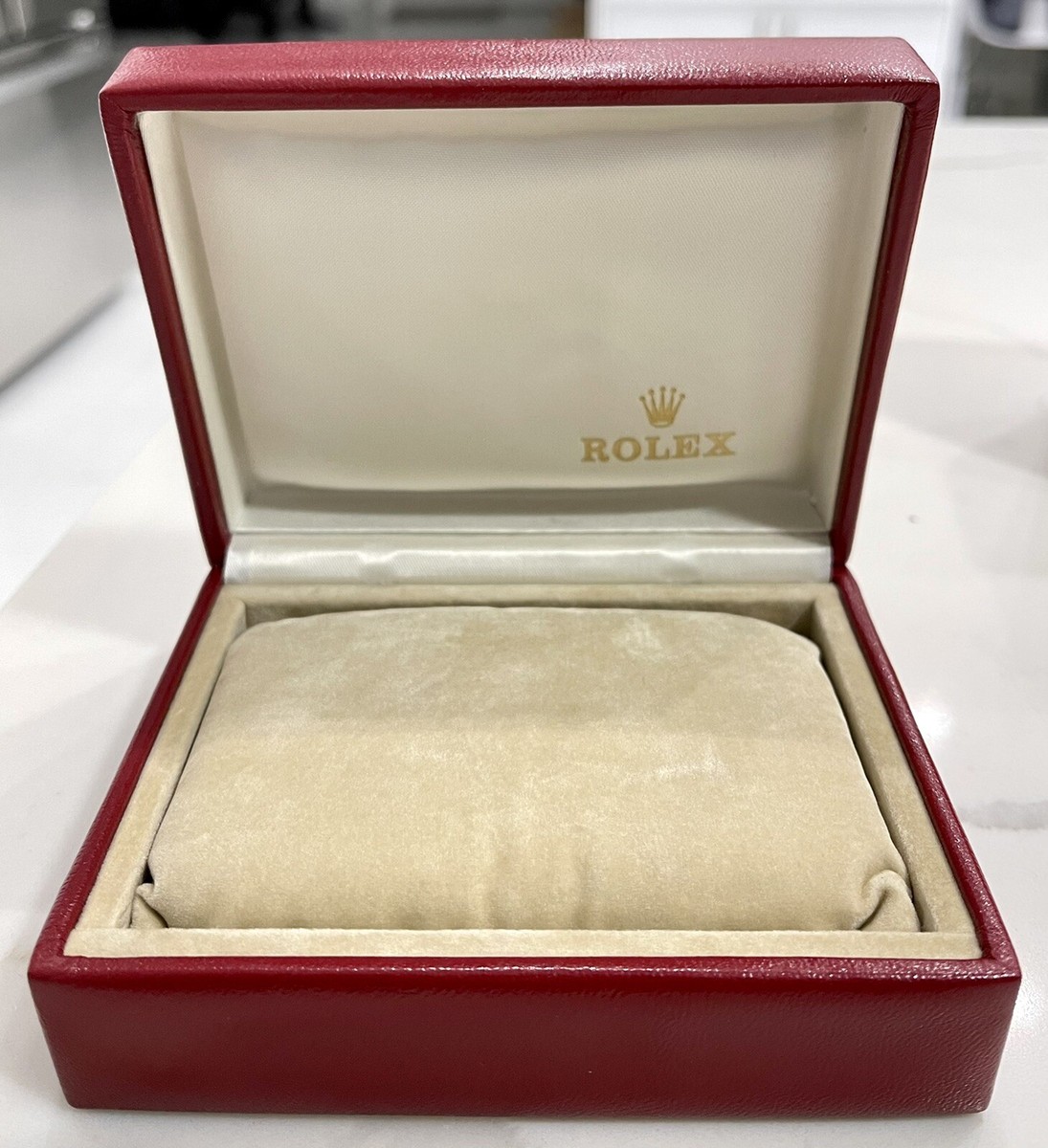 ROLEX 純正 BOX 100% Genuine Vintage Rolex Datejust Box 80s-90s Red FULL