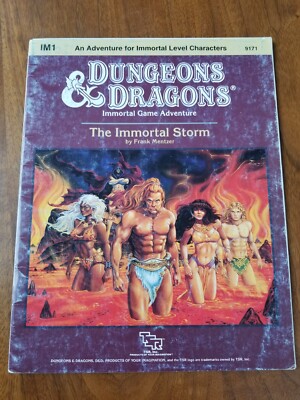 D&D Dungeons & Dragons IM1 The Immortal Storm Module Complete 9171 TSR