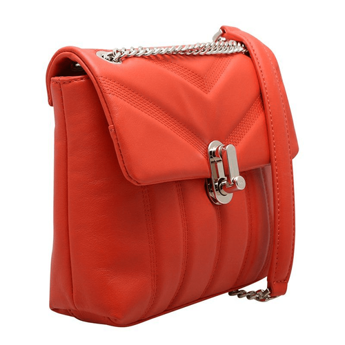 Ted Baker Ayalina Tasche Leder Puffer gesteppt Crossbody rot Mini - Bild 5 von 10