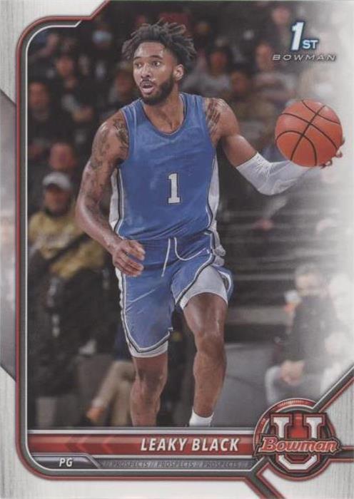 2021-22 Bowman University - Rechon "Leaky" Black #41 - 1 of 2