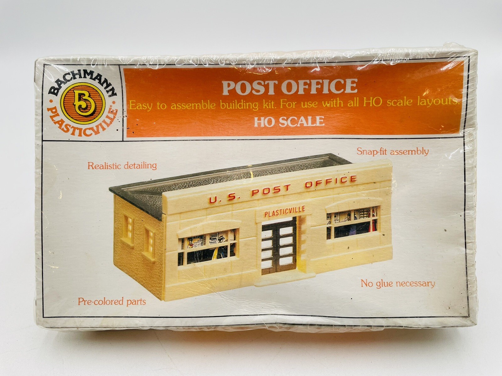 Bachmann Plasticville HO Scale U.S. Post Office Building Kit 45144 ORG BOX NOS eBay