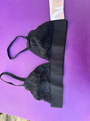 All.You.LIVELY Women's Longline Lace Bralette ADR31 Size Large NWT