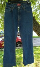 Levi's 517 Stretch Flare Jeans Blue Medium Wash Girl's Size 16