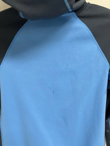Nike junior THERMA-FIT Blue and Gray Fleece Pull Over Sweatshirt Size Small - Picture 5 of 9