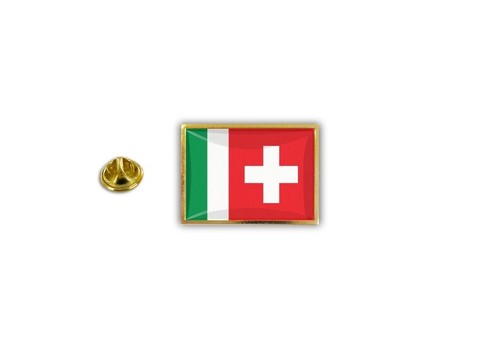 Metal Pin Badge With Butterfly Clip – Thailand Flag Design – Unbranded