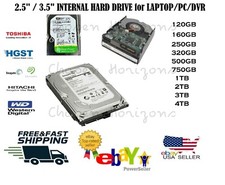 Internal 2.5" 3.5" SATA HDD 250GB 320GB 500GB 1TB 2TB 3TB 4TB CCTV DVR