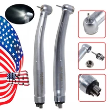 4-Hole Dental Fast High Speed Handpiece|Fiber Optic E-generator LED/No LED OR