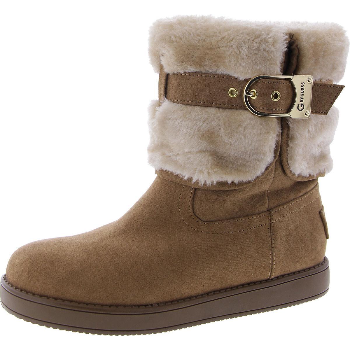 Женские коричневые зимние ботинки G by Guess 6.5 Medium (B,M) BHFO 7613