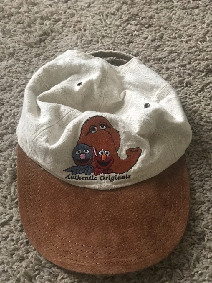 Sombrero de Plaza Sésamo vintage con correa trasera años 90 Foto 2 de 4