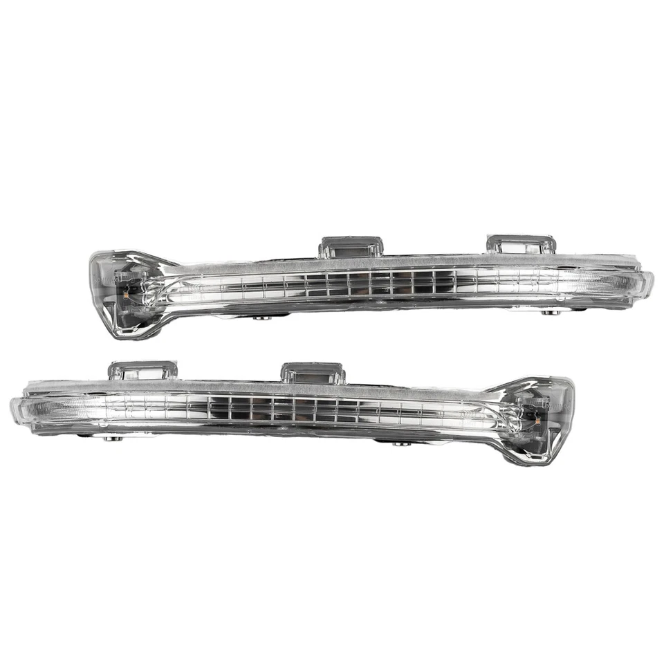2x Freccia Specchio Lampeggiante LED Trasparente SX Dx Set per VW Golf Sportsvan - Immagine 2 di 4