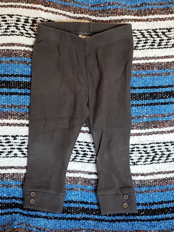Gymboree I'm New Here Baby Boy Girl 12-18 Months Dark Gray Warm Leggings NWT