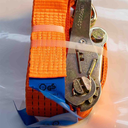 10 pack 2'' 5T Ratchet Tie Down Straps with J- Hook Cargo Straps - Picture 6 of 17