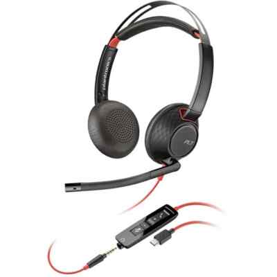 HP Poly Blackwire C5220 M STEREO USB-C HEADSET 805H3AA Kabel schwarz On-Ear