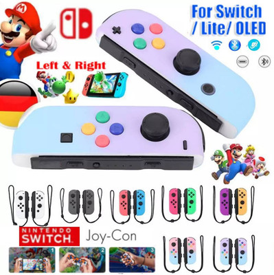 DE 2er-Set Für Nintendo Switch Joy Con Controller - Left&Right Wireless Gamepad