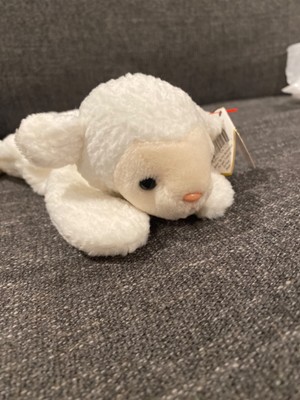 Fleece Beanie Baby  1996 white lamb