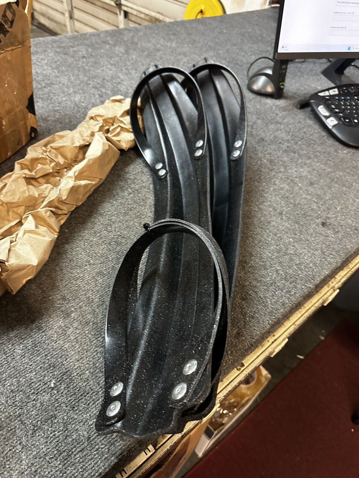 PRO ARMOR SG100BK Snowmobile Ski Guard Protectors Black NEW eBay