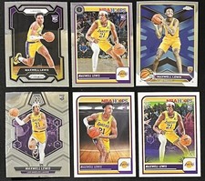 6 Card NBA Lot Maxwell Lewis Los Angeles Lakers Rookie RC Prizm , Mosaic & More