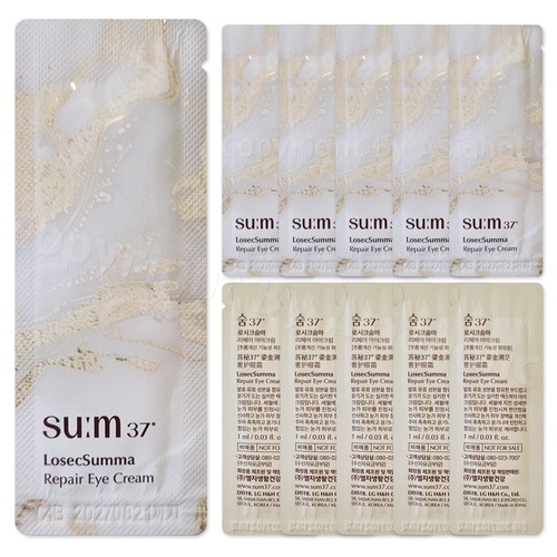 SU:M37 LosecSumma Repair Eye Cream 1ml x 10pcs (10ml) Sample Sum37 Newest Ver - Picture 6 of 12