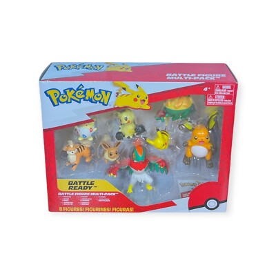 Pokemon Battle Figuren 8er-Pack Pikachu Evoli Raichu ua. (PKW2687)