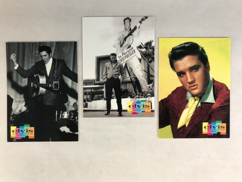 PROMO CARD SET: ELVIS PRESLEY THE PLATINUM COLLECTION 1999 Inkworks: P1 P2 P3 - Picture 1 of 3