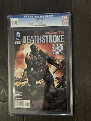 Deathstroke # 8  / DC Comics / The New 52 / CGC Universal Grade 9.8