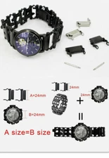 A Pair of Watch Accessories Adapter for LEATHERMAN THREAD Outdoor Bracelet New