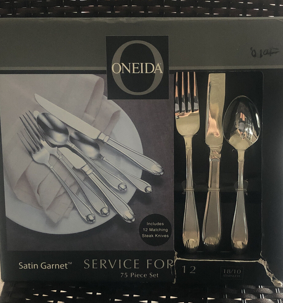 ONEIDA SATIN 18/10 Stainless Steel Flatware, BRAND NEW, You