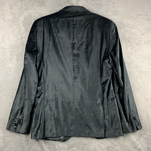 Versace Collection Mens Dinner Party Jacket Blazer Adult 38" Black - Picture 10 of 12