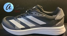 adidas ADIZERO RC 4 RUNNING SHOE Grey Six / Cloud White / Black, Men Size 11 