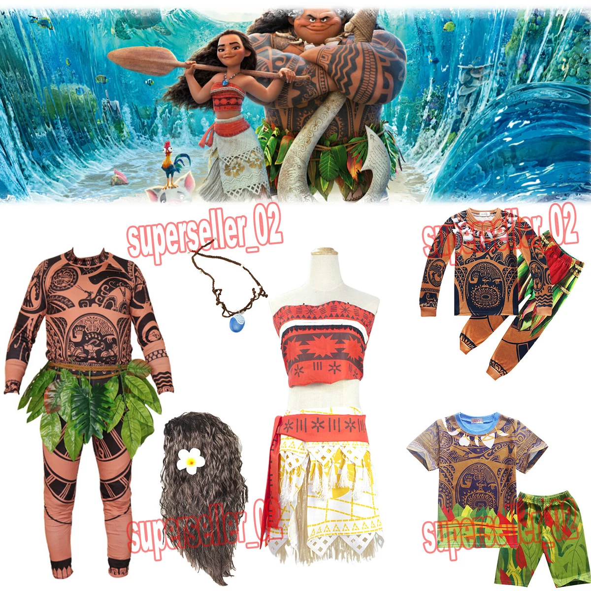 Maui moana fancy dress sale