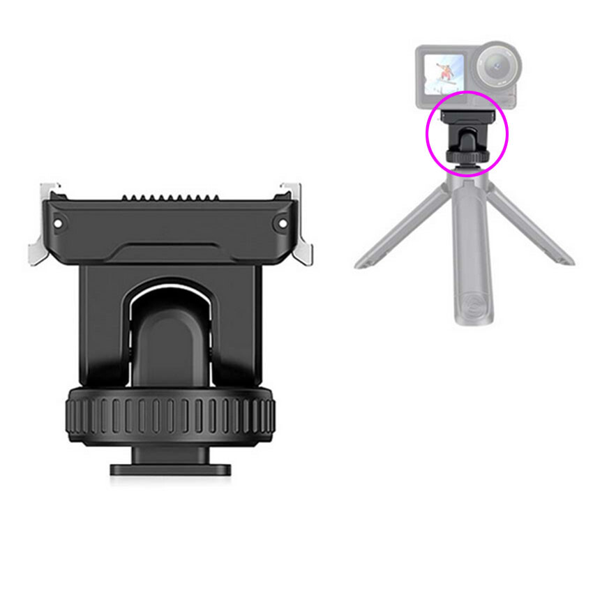 For DJI OSMO Action 5 Pro/4/3 Sports Camera Cold Shoe Gimbal Quick 