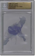 2008 JULIO TEHERAN Rookie LIMITED Printing Press Plate RC BGS 1/1