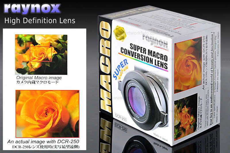 RAYNOX DCR-250 52mm 55mm 58mm 62mm 67mm Macro Close-Up lens to NIKON CANON SONY - Image 3 of 4