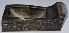 Vintage! GODINGER SILVER PLATE EMBOSSED 1991 - TAPE DISPENSER DESK OFFICE