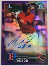 MAURICIO DUBON PURPLE BOWMAN CHROME FIRST /250!!!