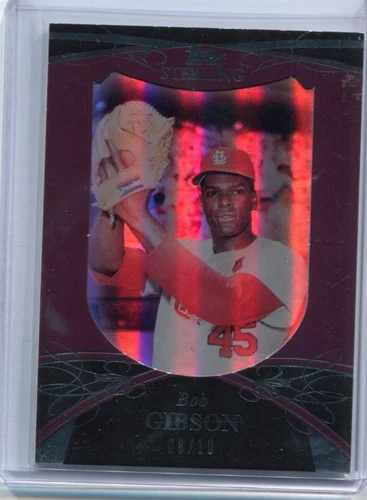 2010 Topps Sterling - BOB GIBSON - Burgandy #45 - ST. LOUIS CARDINALS #d 06/10