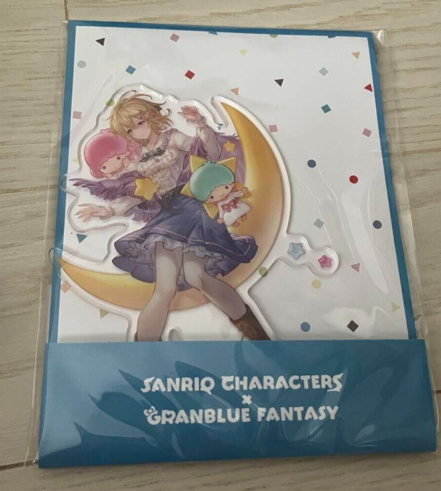 Granblue Fantasy Sanrio Europa Little Twin Stars Acrylic Stand Figure Collectible  