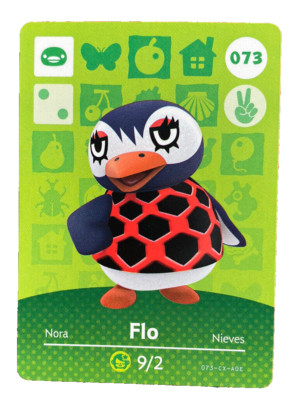 Flo Nintendo 073 FLO Animal Crossing 2015 Series 1 Authentic Original Nintendo ...