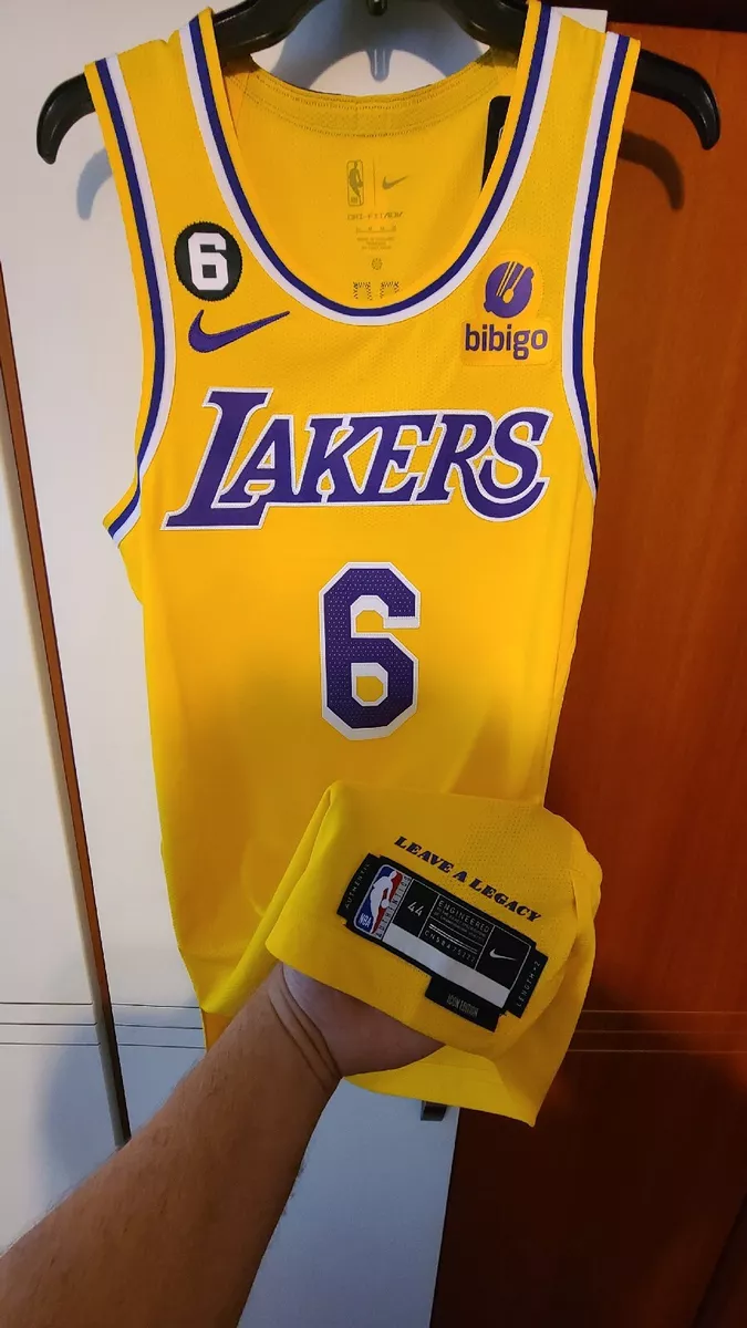 LeBron James Signed Los Angeles Lakers Home Jersey