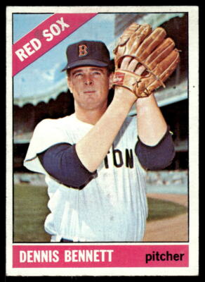 1966 TOPPS DENNIS BENNETT 491 VG BASEBALL BOSTON RED SOX | eBay