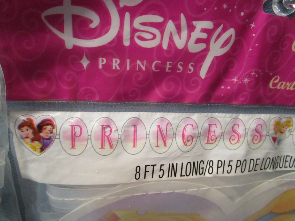Lote 2 BANNERS FIESTA PRINCESA DISNEY VINILO diferentes 8 1/2 pies de largo Foto 2 de 4